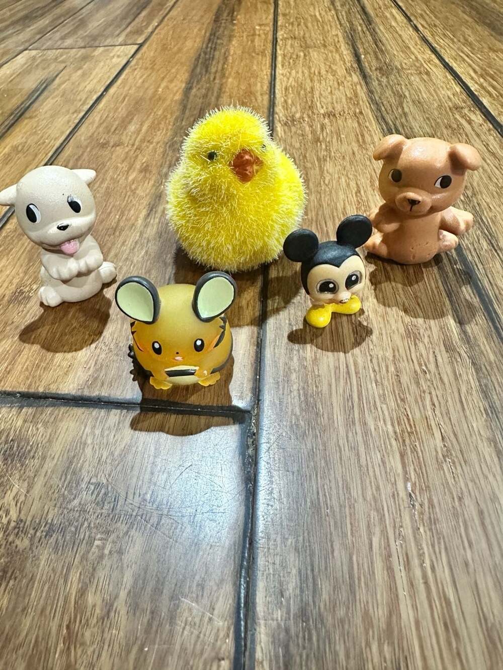 Lot of 5 Assorted Miniature Animal and Character Figures